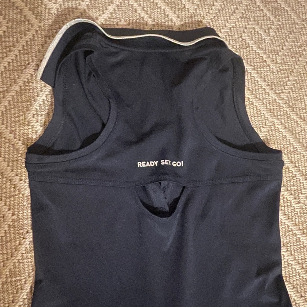 GapFit Navy Polo with White Accents - Picture 5 of 6